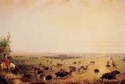 Miller, Alfred Jacob Surround of Buffalo by Indians China oil painting reproduction